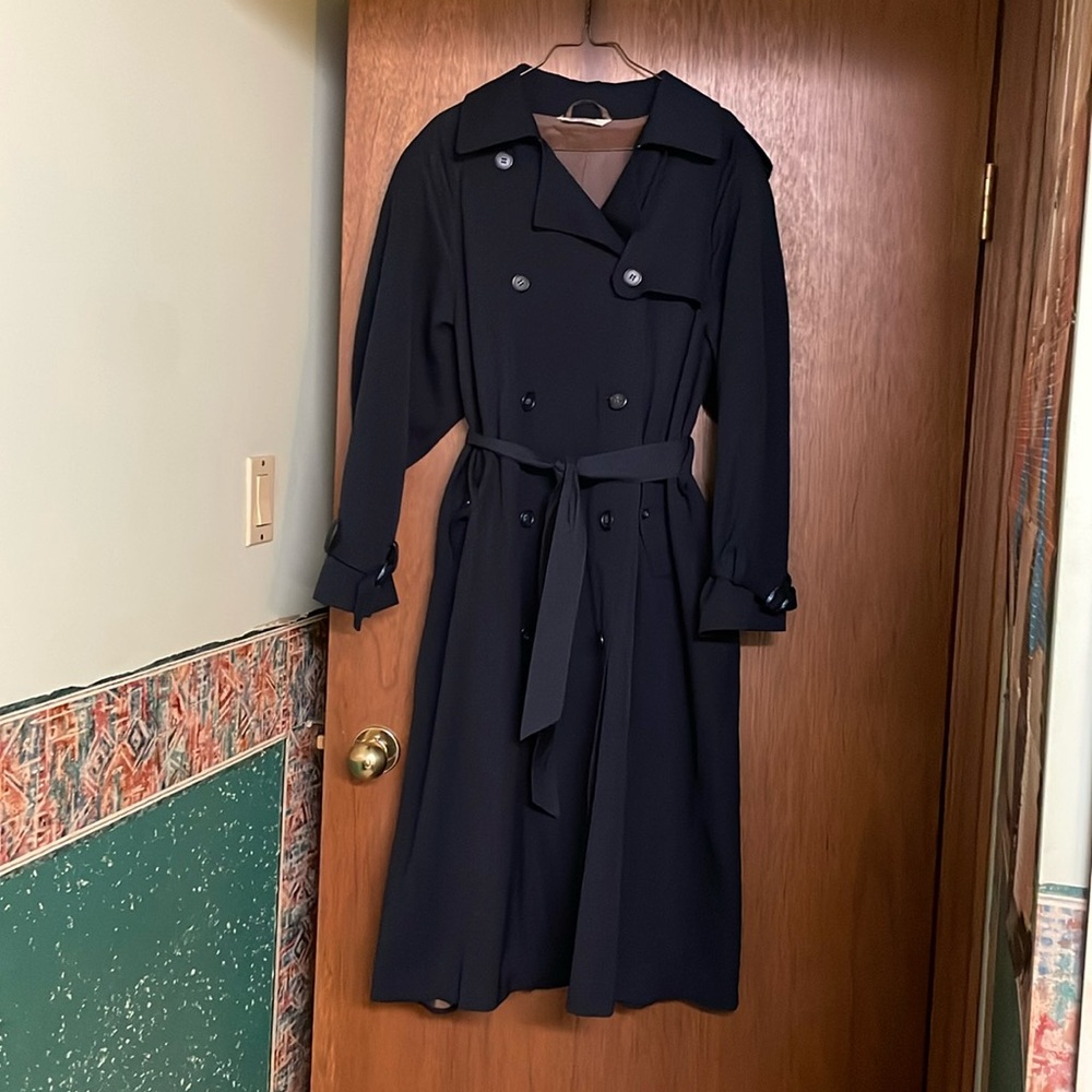 Burberry trench coat with tie belt